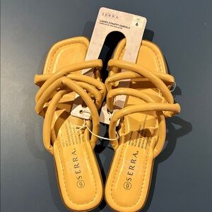 Serra Women's Creamy Tan Strappy Sandals